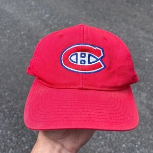 vintage MONTREAL CANADIENS SAKU KOIVU 11 Starter Snapback hat NHL Hockey